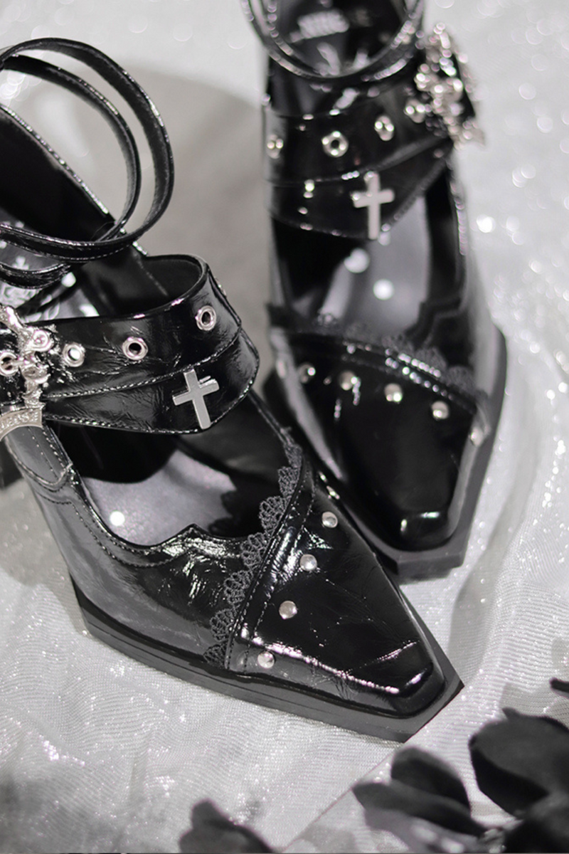 Dark Knight Gothic Subculture Punk Heel