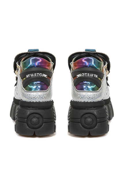 Colorful Metallic Design Shoes