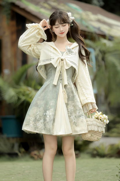Forever Island Fragrance Cheongsam + Jacket
