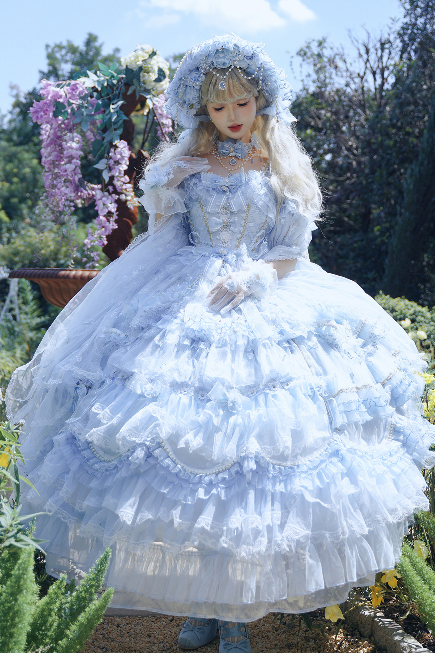Ice Blue Princess Medium Lolita Dress