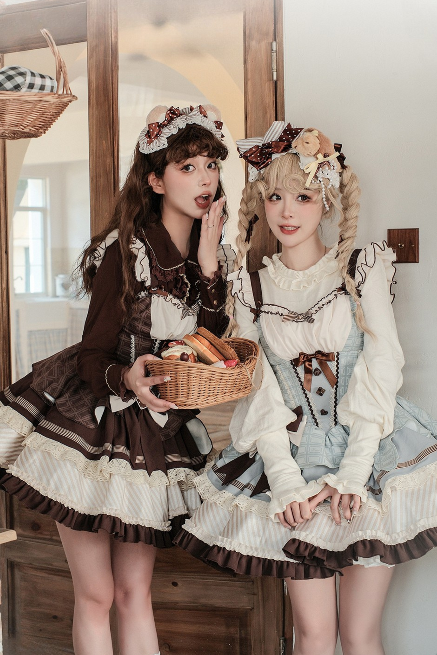 [pre-order] Mint Chocolate Lolita Tutu Sweet Dress + Ribbon Headband