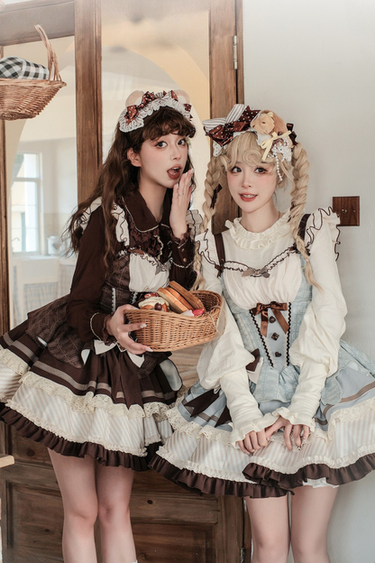 [pre-order] Mint Chocolate Lolita Tutu Sweet Dress + Ribbon Headband