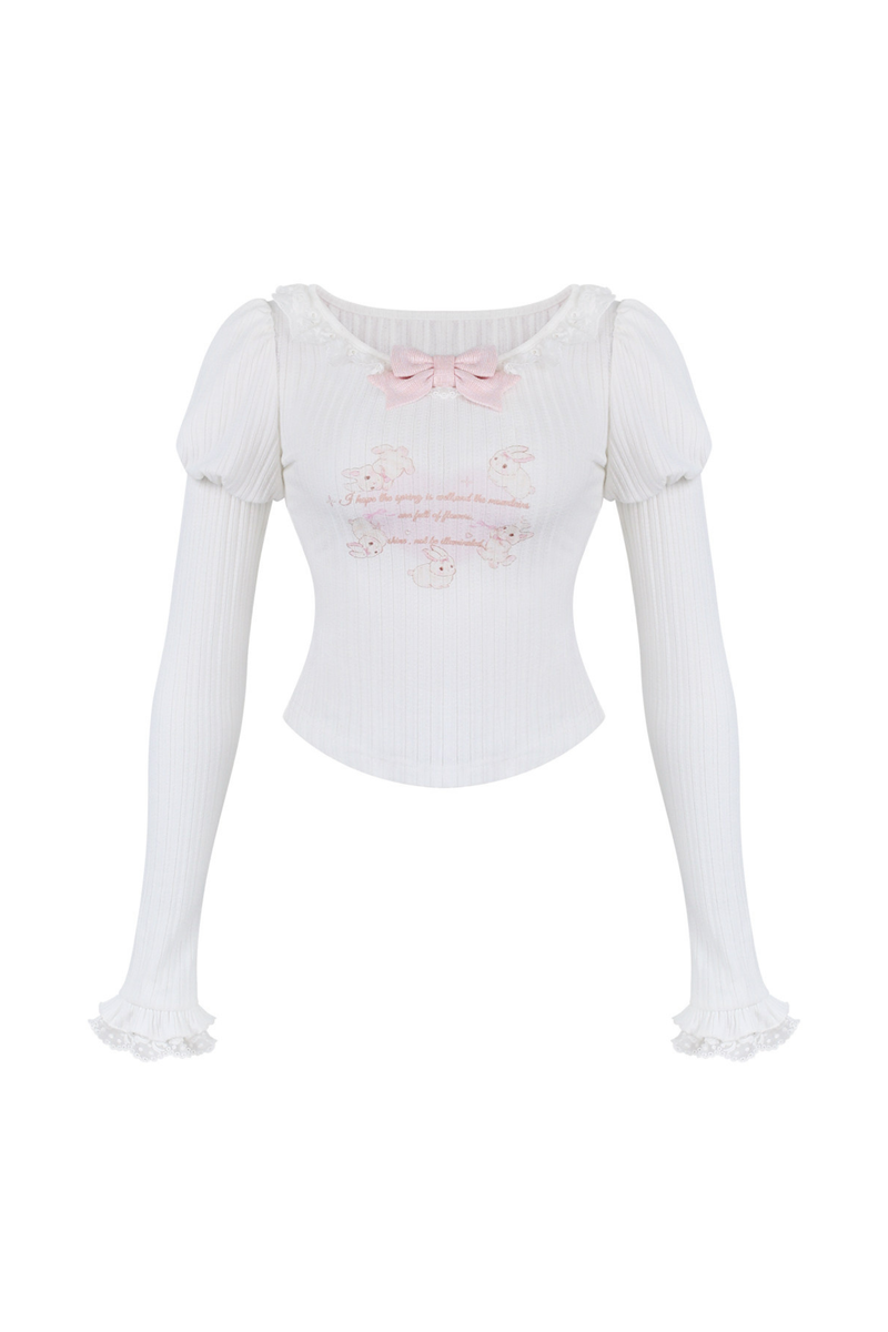 Soft Rabbit Strap Dress + Tops
