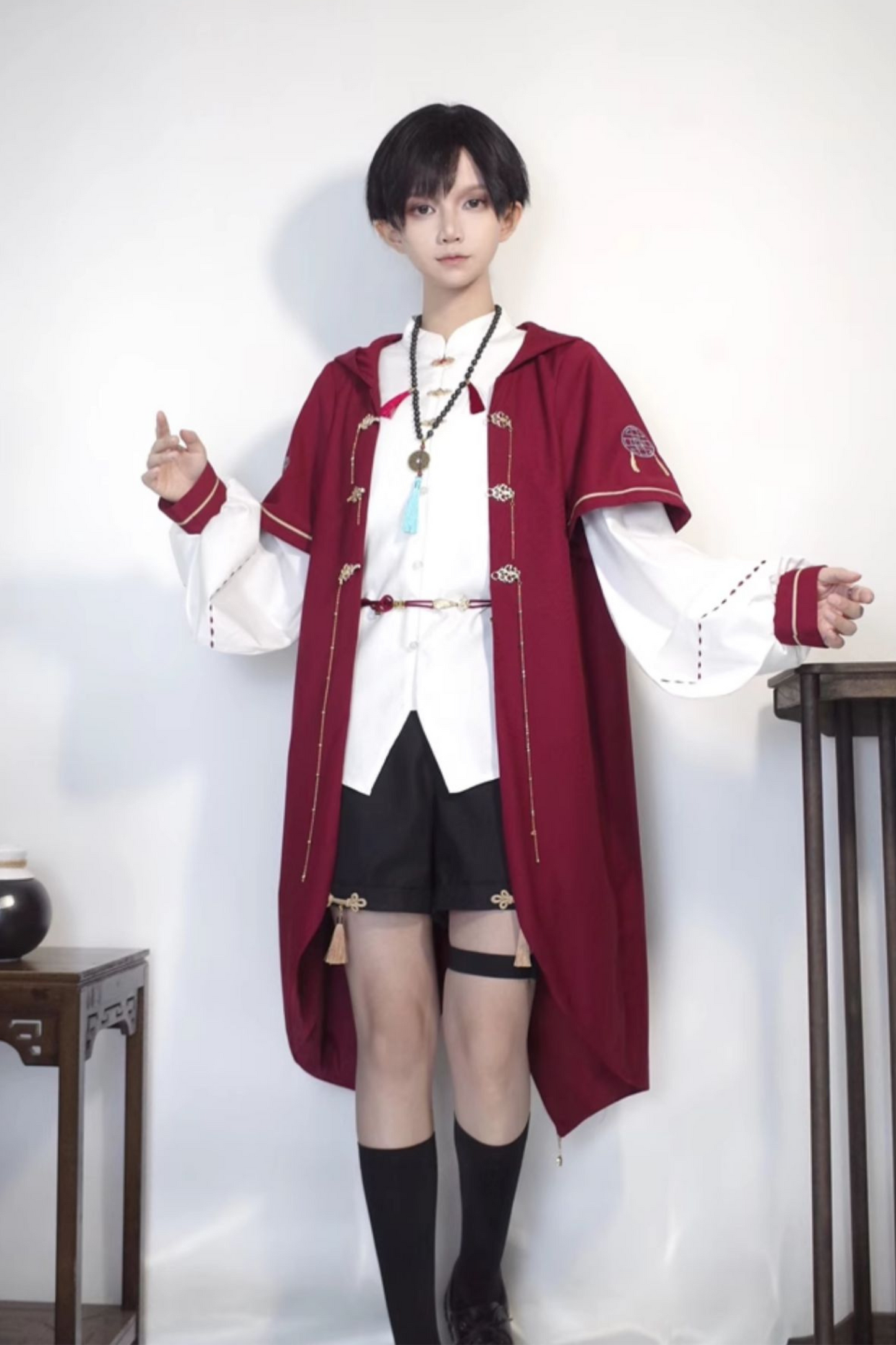 Bunny Hood Prince Outerwear + Shirt + Shorts