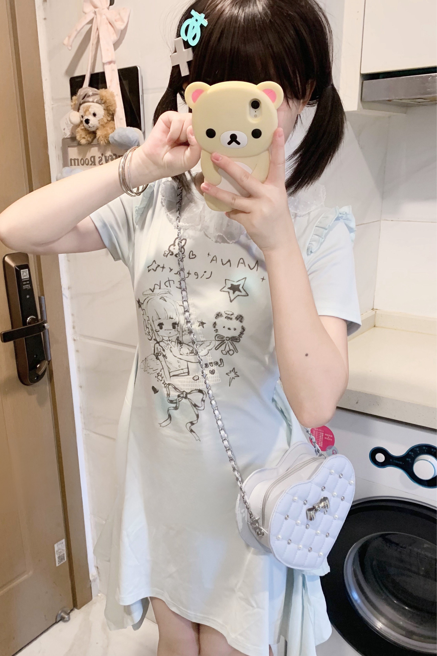 Pearl Quilted Sweetheart Bag