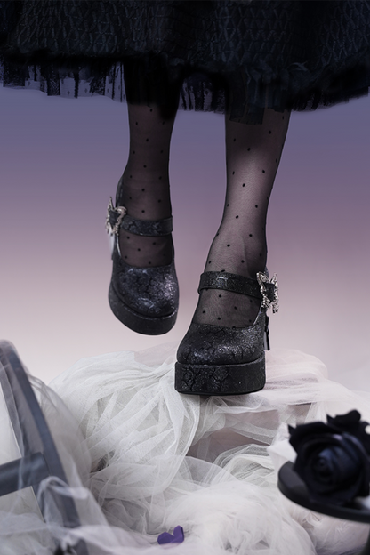 Floating Dreamland Platform Block Heel