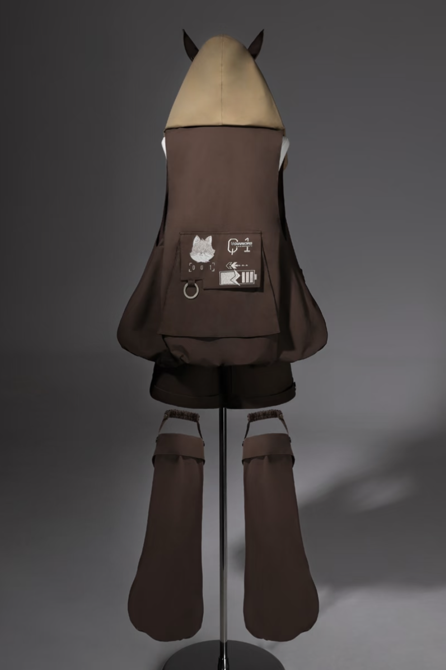 Cyberpunk Lolita Top + Shorts + Outerwear + Leg Accessories + Waist Pouch