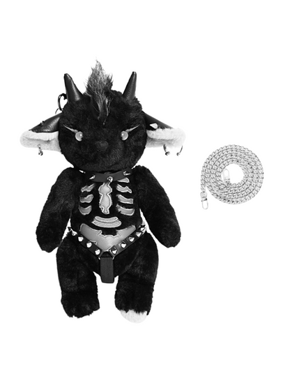 Satan Hell Lamb Punk Rock Shoulder Dark Hand Crossbody Doll Bag