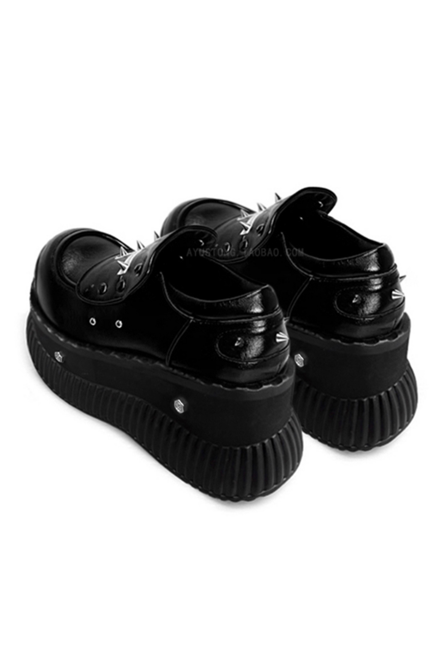 Metal Punk Y2k Platform Shoes