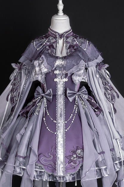 [pre-order] Dark Chinese-style Lolita Fairy Fairy Dress + Shoulder + Sleeve