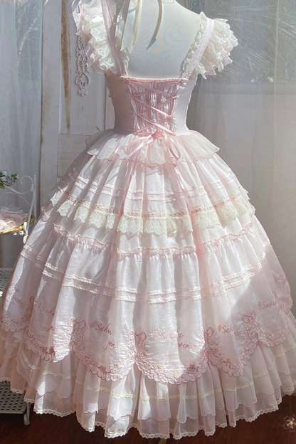 Sweet Cherry Lolita Dress + Jsk + Hairband + Hat + Necklace + Sleeve