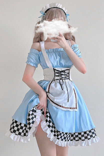 Ageless Plaid Lolita Dress