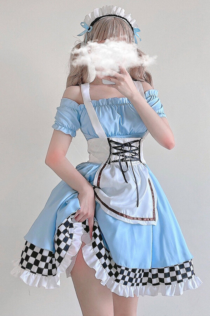 Ageless Plaid Lolita Dress
