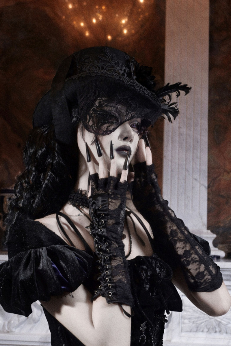Gothic Style Flat Strap Duke Hat