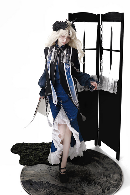 Court Style Dark New Chinese-style Mermaid Set