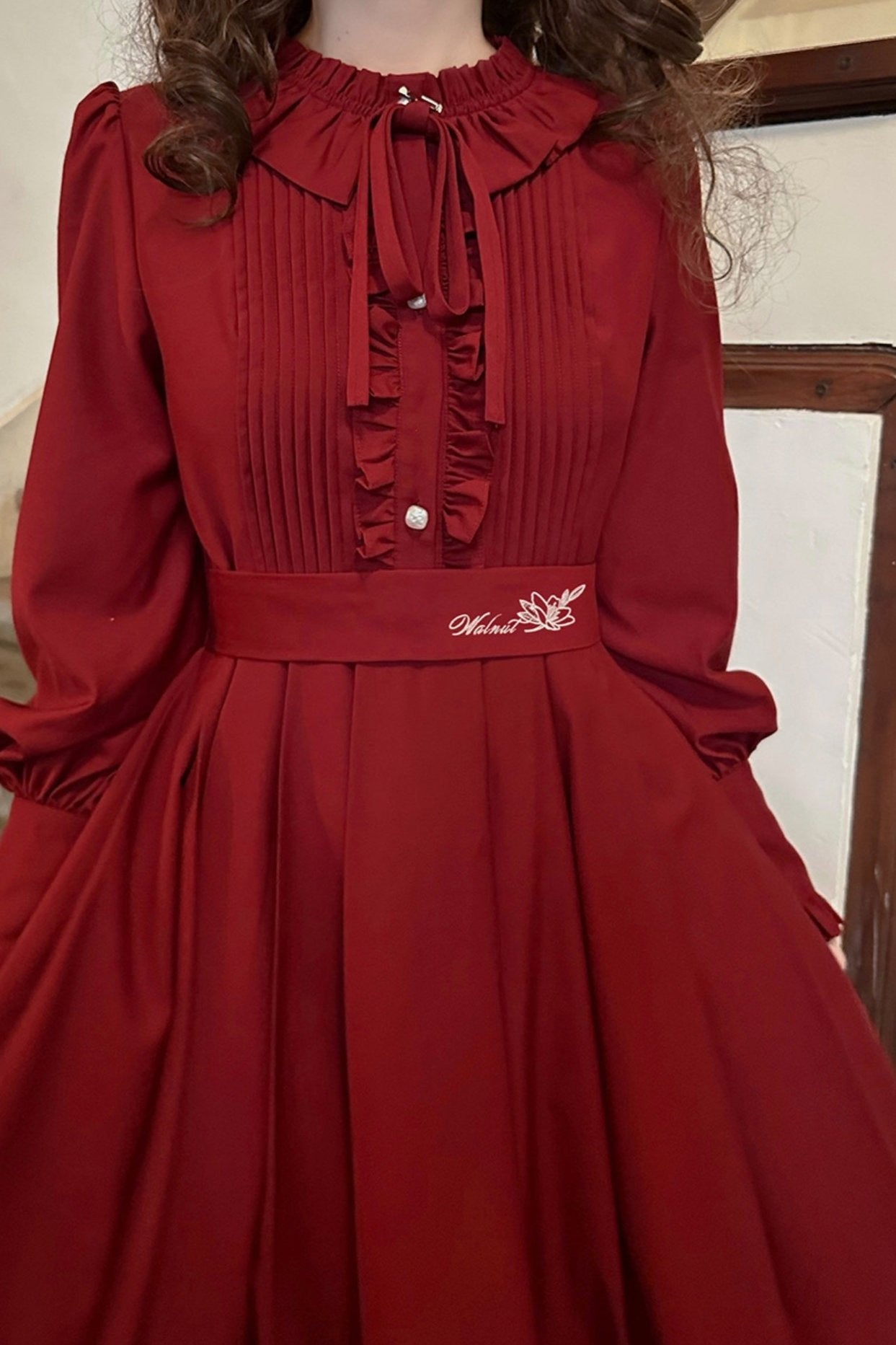 [pre-order] Black Swan Retro Two-tone Dress