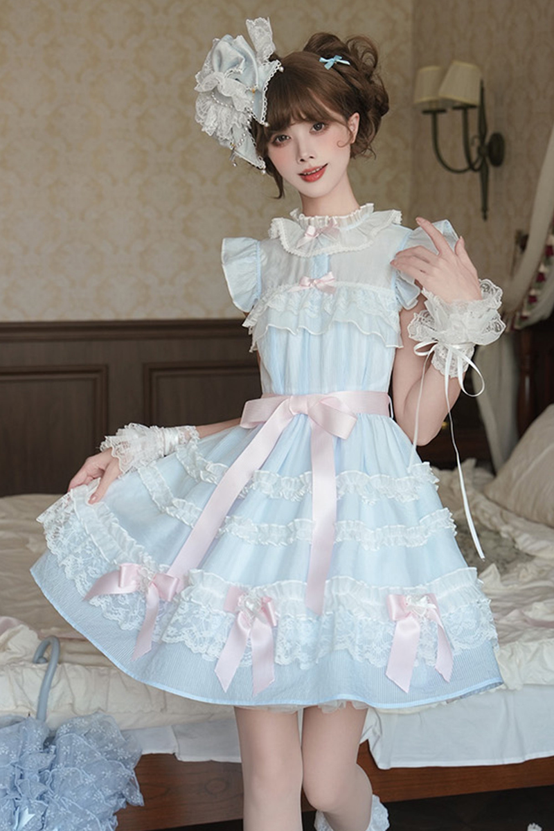 Ribbon Bow Princess Lolita Dress