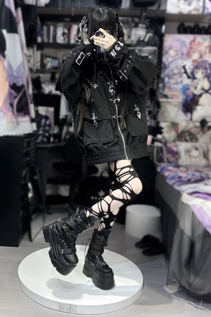 Cyber Academy Subculture Platform Boots