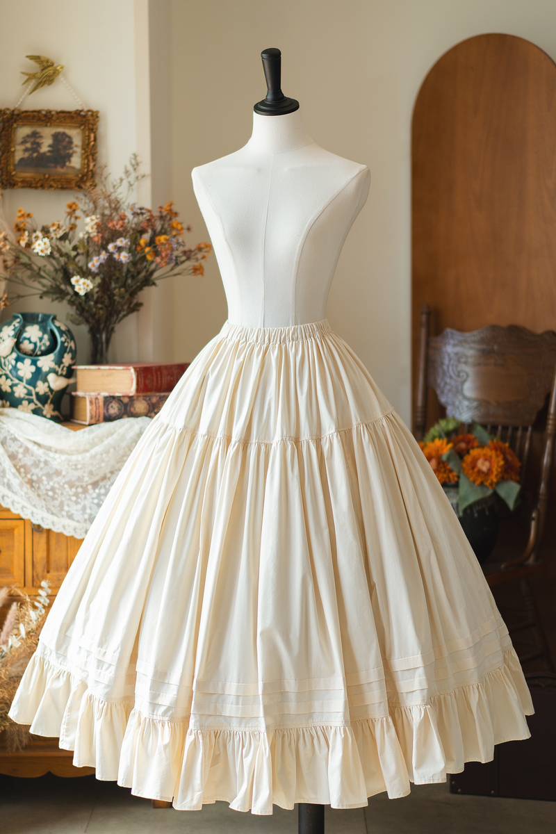 Forest Ward Retro Plaid Lolita Dress + Petticoat