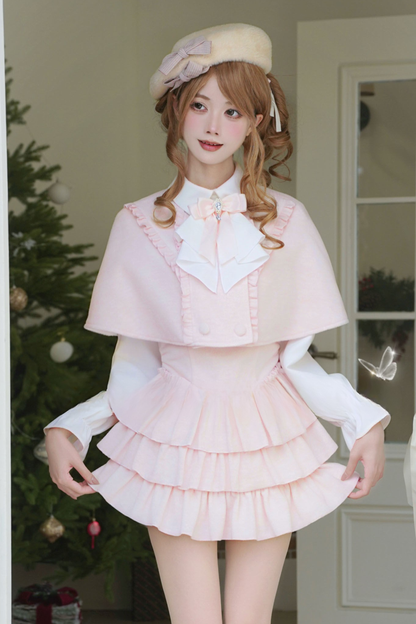 Girly Dress + Cape