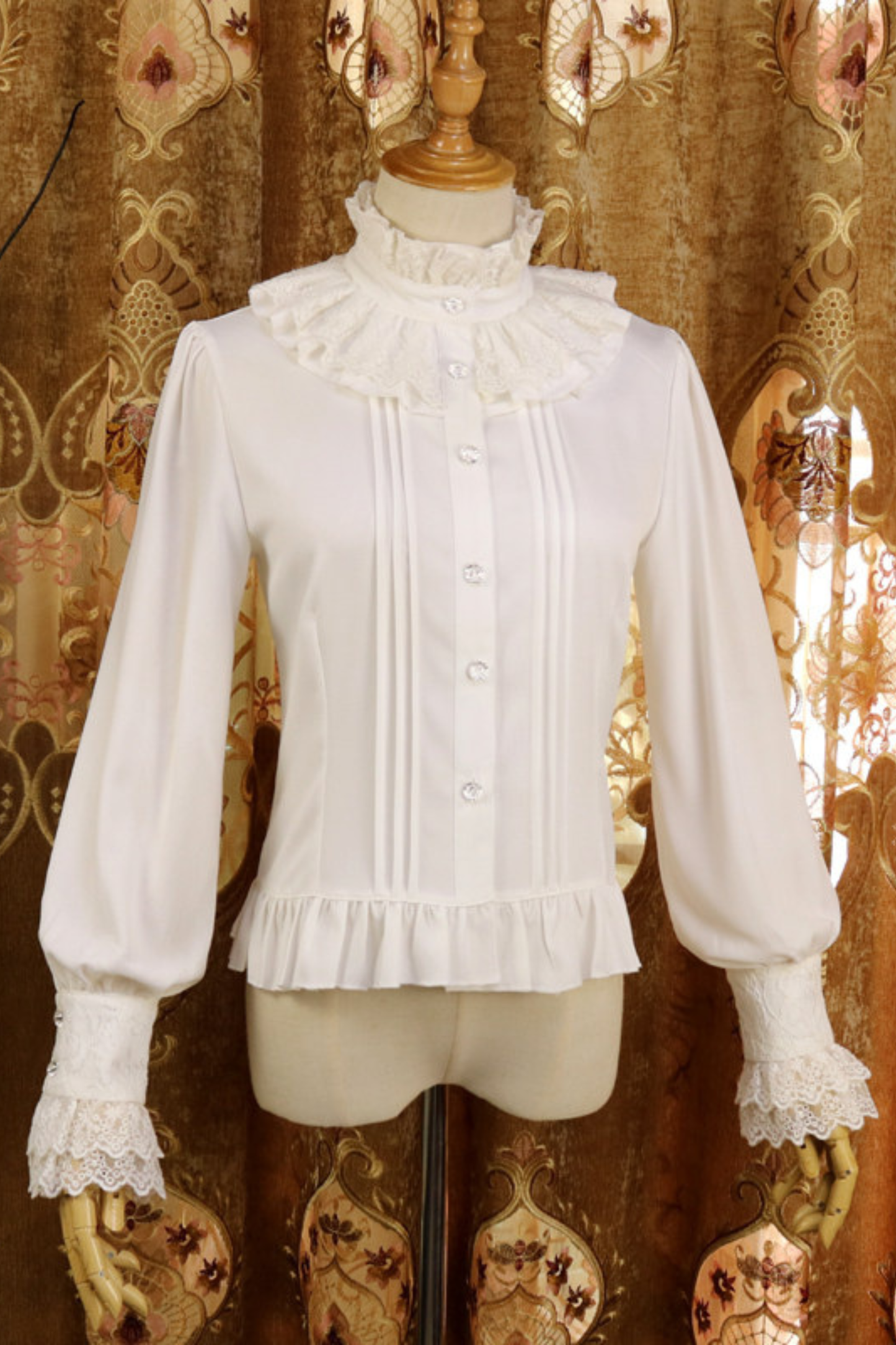 Neck Retro Chiffon Lolita Blouse