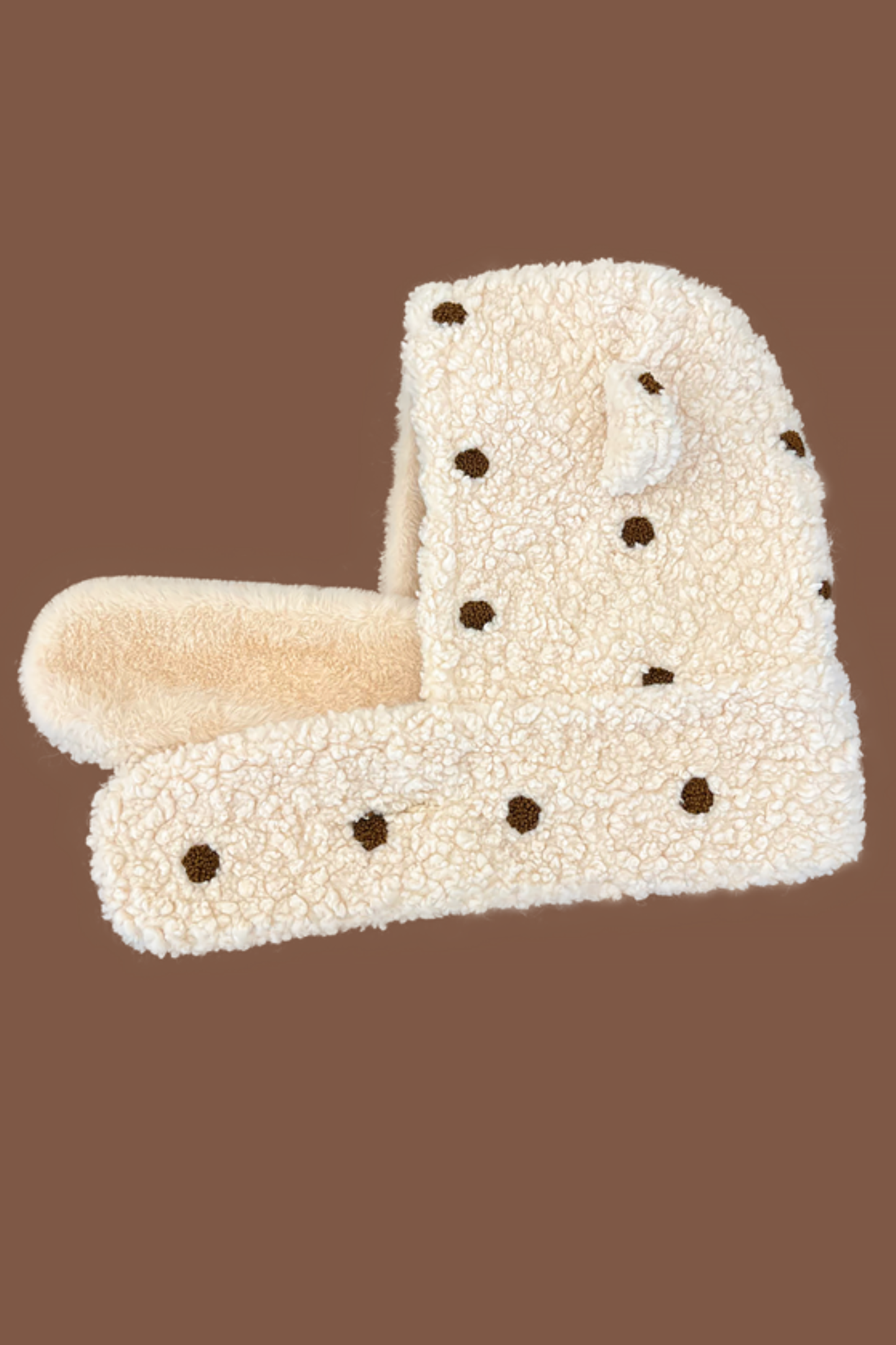 Bear Fur Hat Scarf