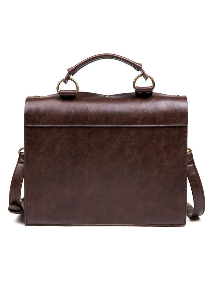 Steampunk Antique Clock Square Bag
