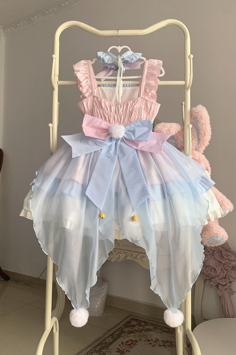 [pre-order] Sweet Heart Rabbit Pastel Lolita Dress