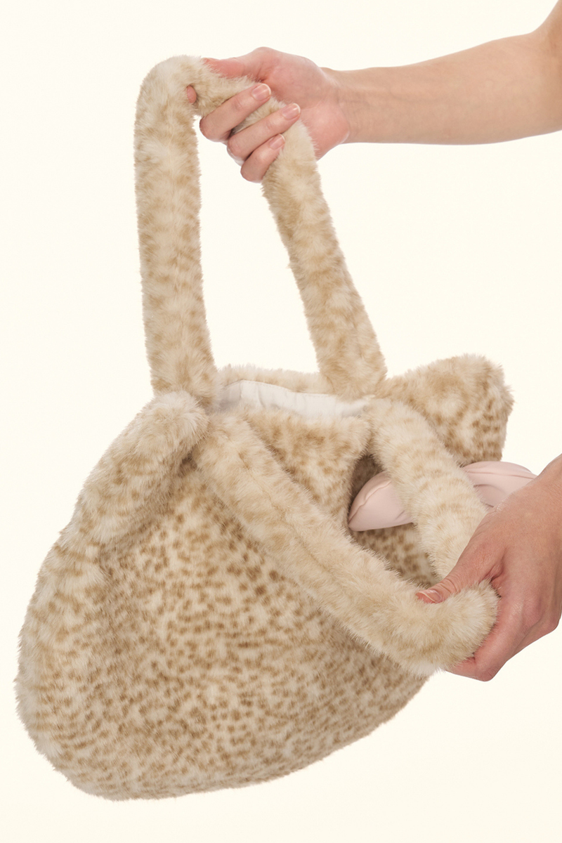 Little Milk Leopard Ribbon Bag
