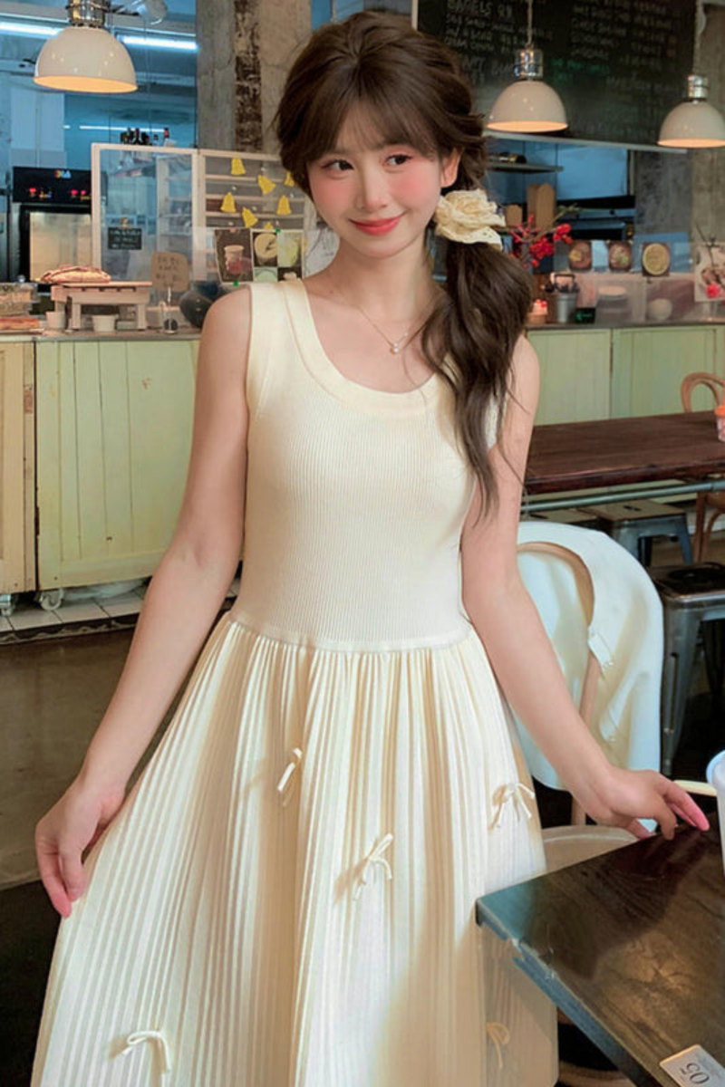Princess Ribbon Sleeveless Dress