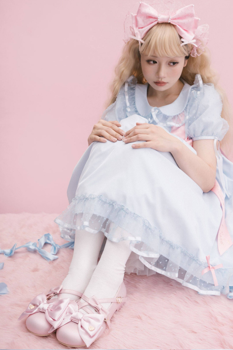 Satin Candy Ribbon Lolita Shoes