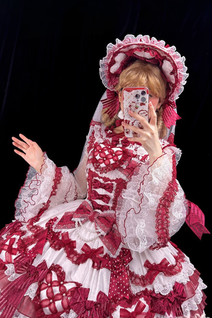 [pre-order Deadline: April 3] Pure Sweet Rose Fantasy Tiered Lolita Dress