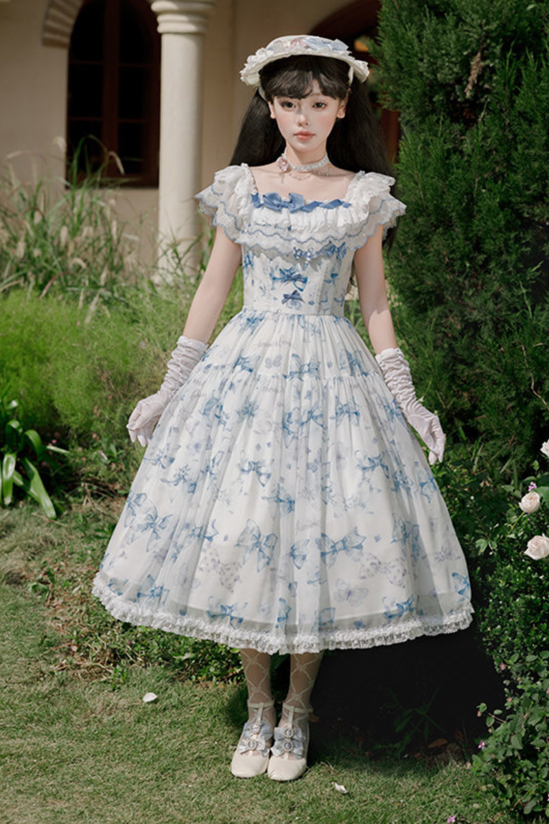 Eternal Garden Lolita Dress + Off Shoulder Dress + Jumper Skirt + Shirt
