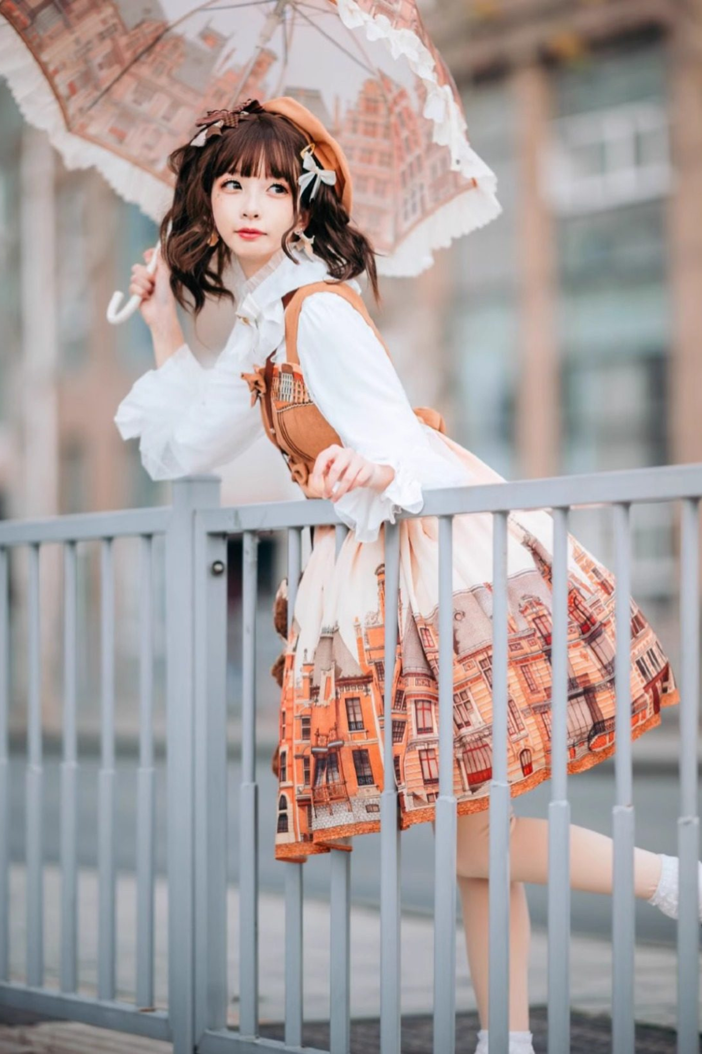 Lantern Sleeve Blouse