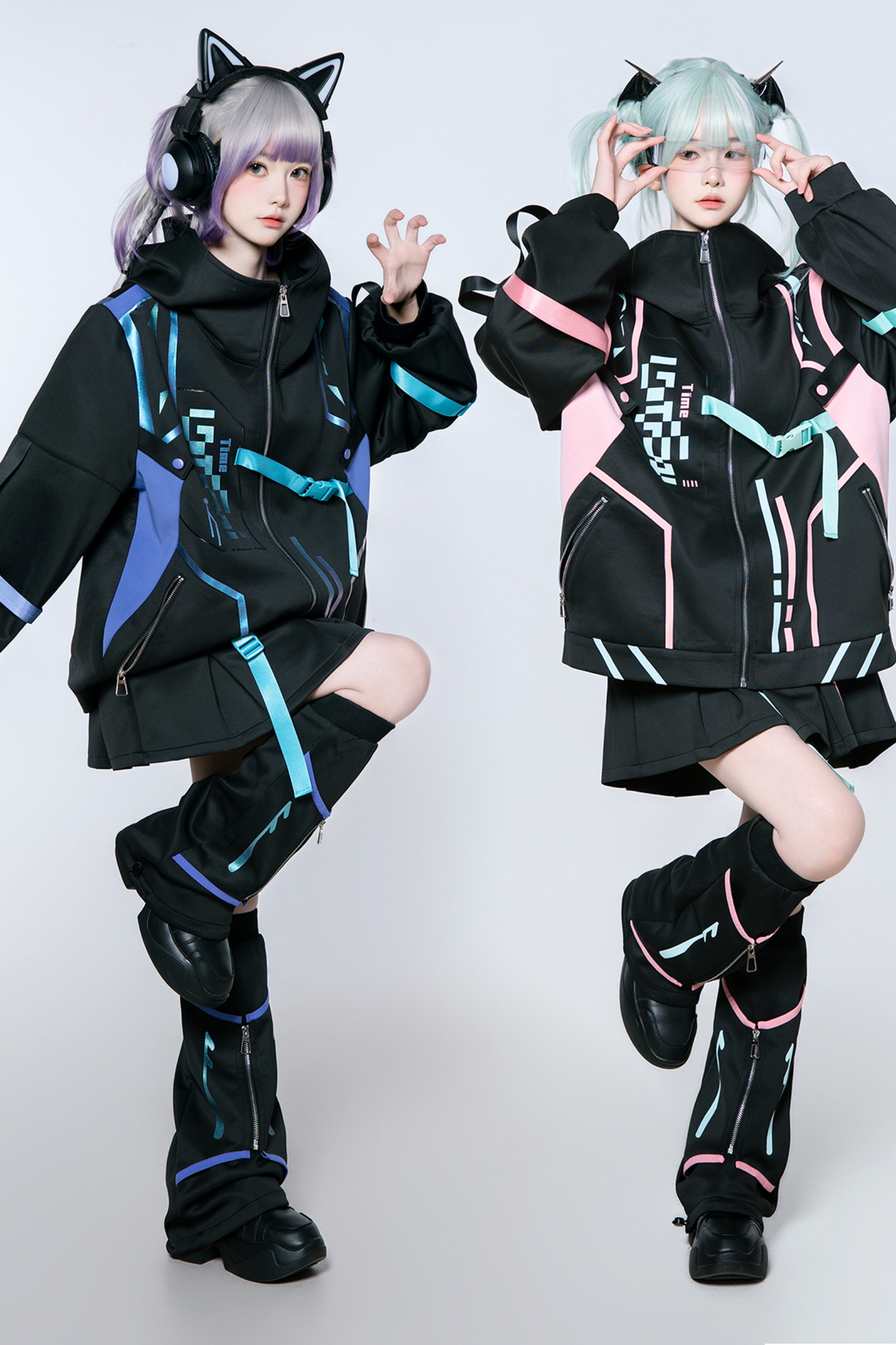Overload Anime Girl Jacket + Skirt + Leg Cover