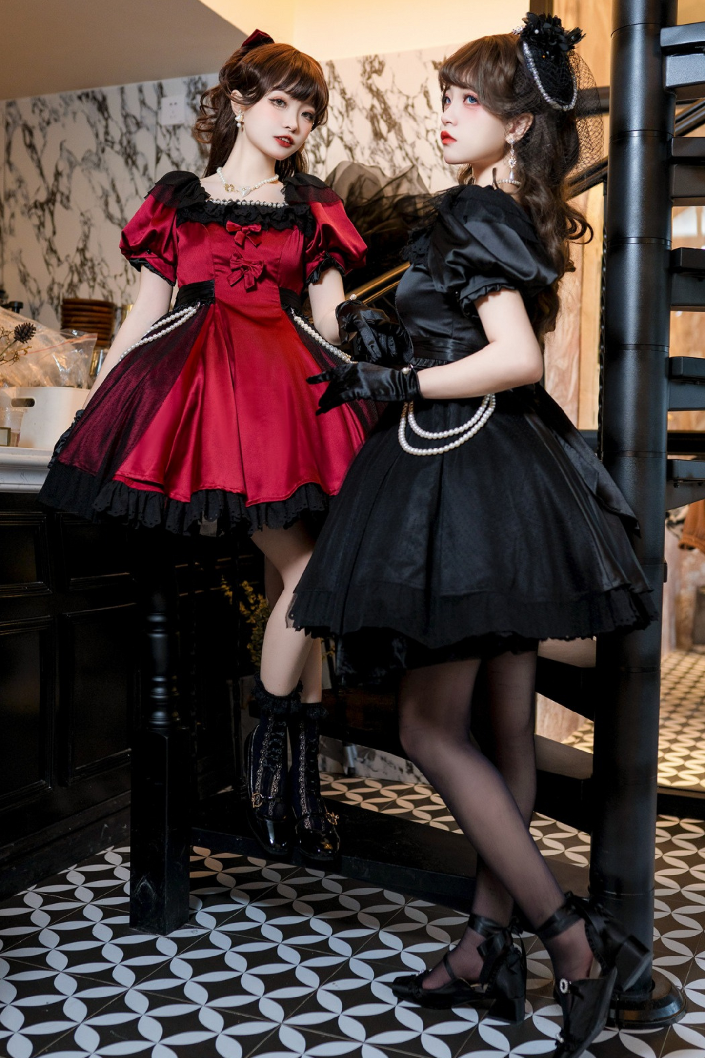 Mystery Girly Ribbon Dress + Accessories