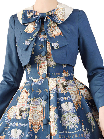 Eternal Echo Classical Print Lolita Dress Jacket Set