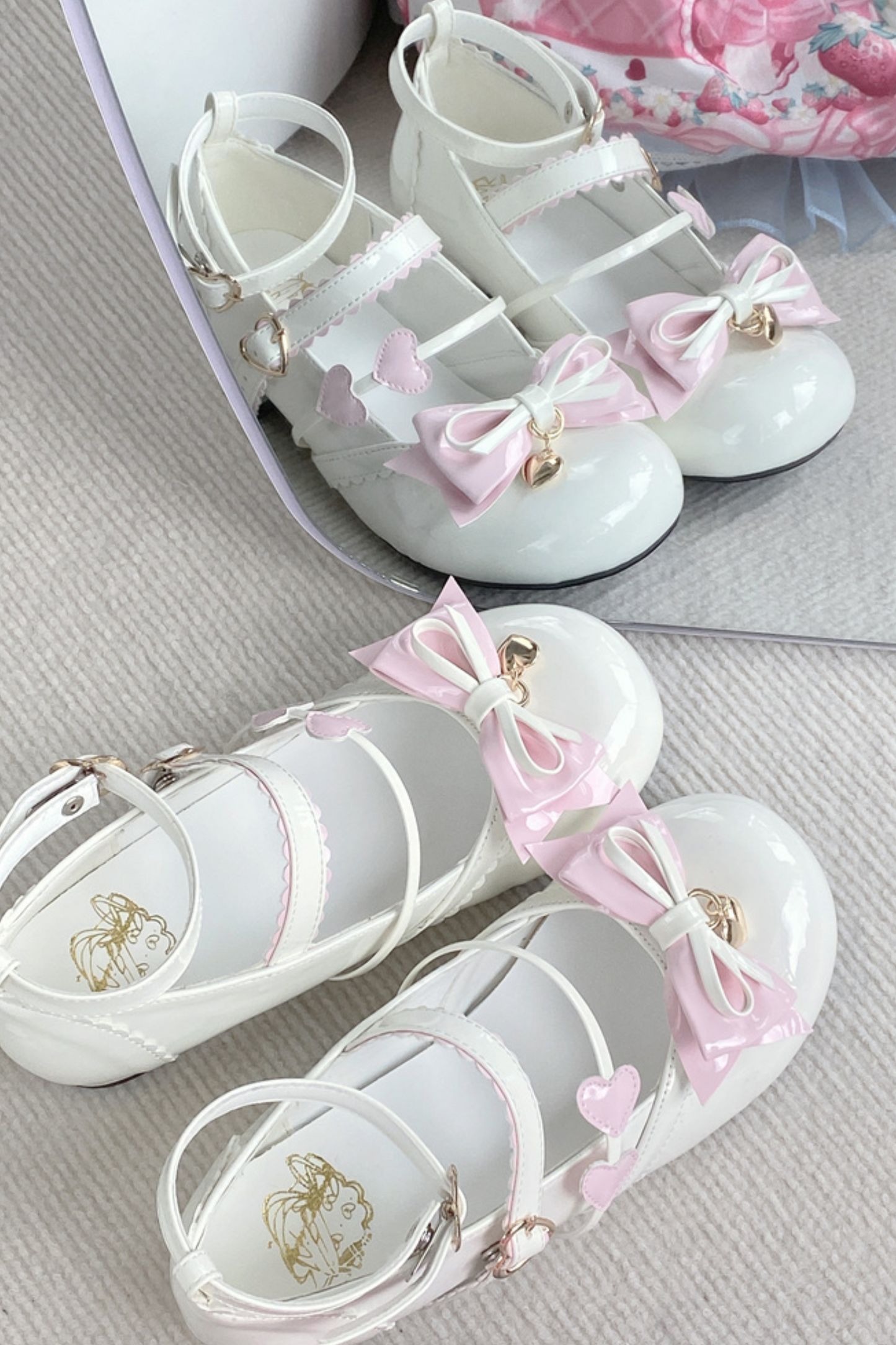 Biscuit Lolita Heel Round Toe Shoes