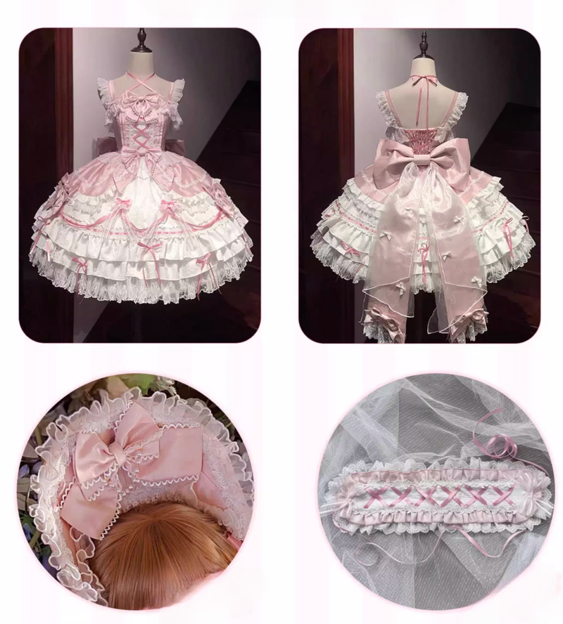 [pre-order] Magical Girl Tiered Dress + Full Set + Headdress
