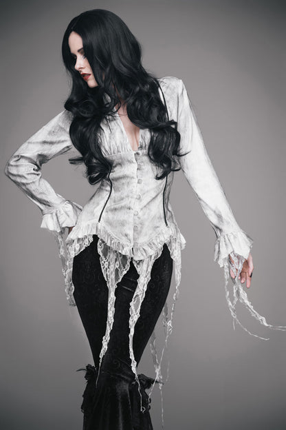 Subtly Elegant Blouse with a Refined Vintage Look