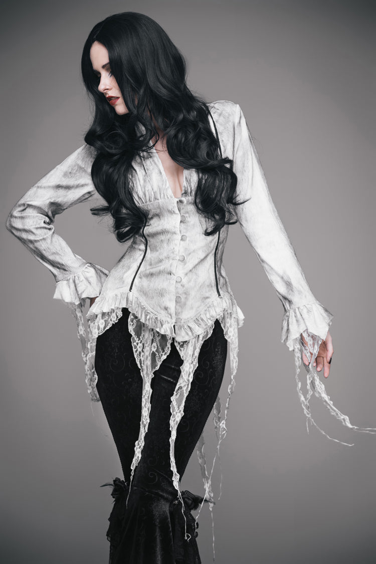 Subtly Elegant Blouse with a Refined Vintage Look