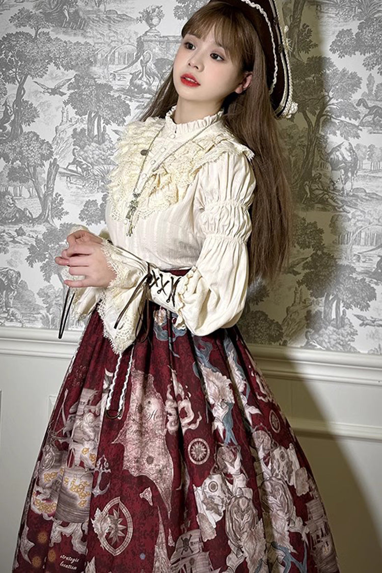 Classic Vintage Blouse with a Flattering Fit