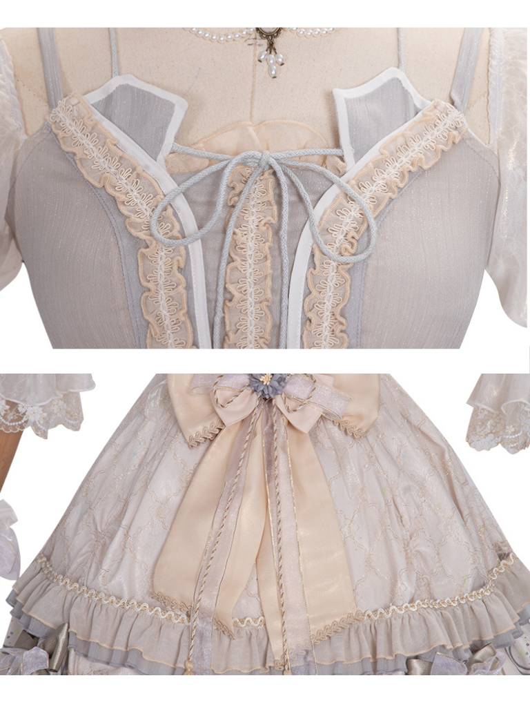 Wedding Rose Girl Retro Tea Party Lolita