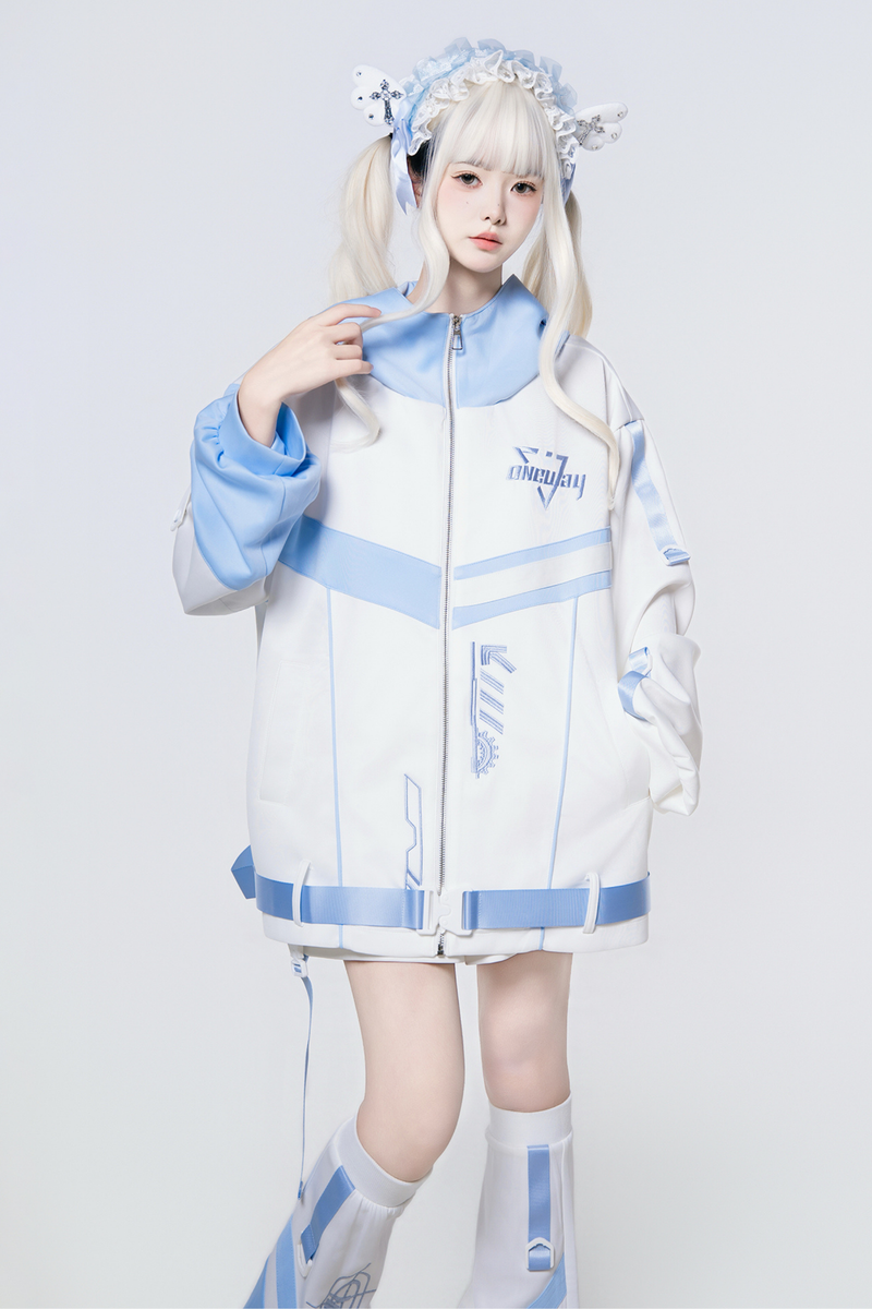 Cyber Subculture Jersey Jacket + Shorts + Leg Covers