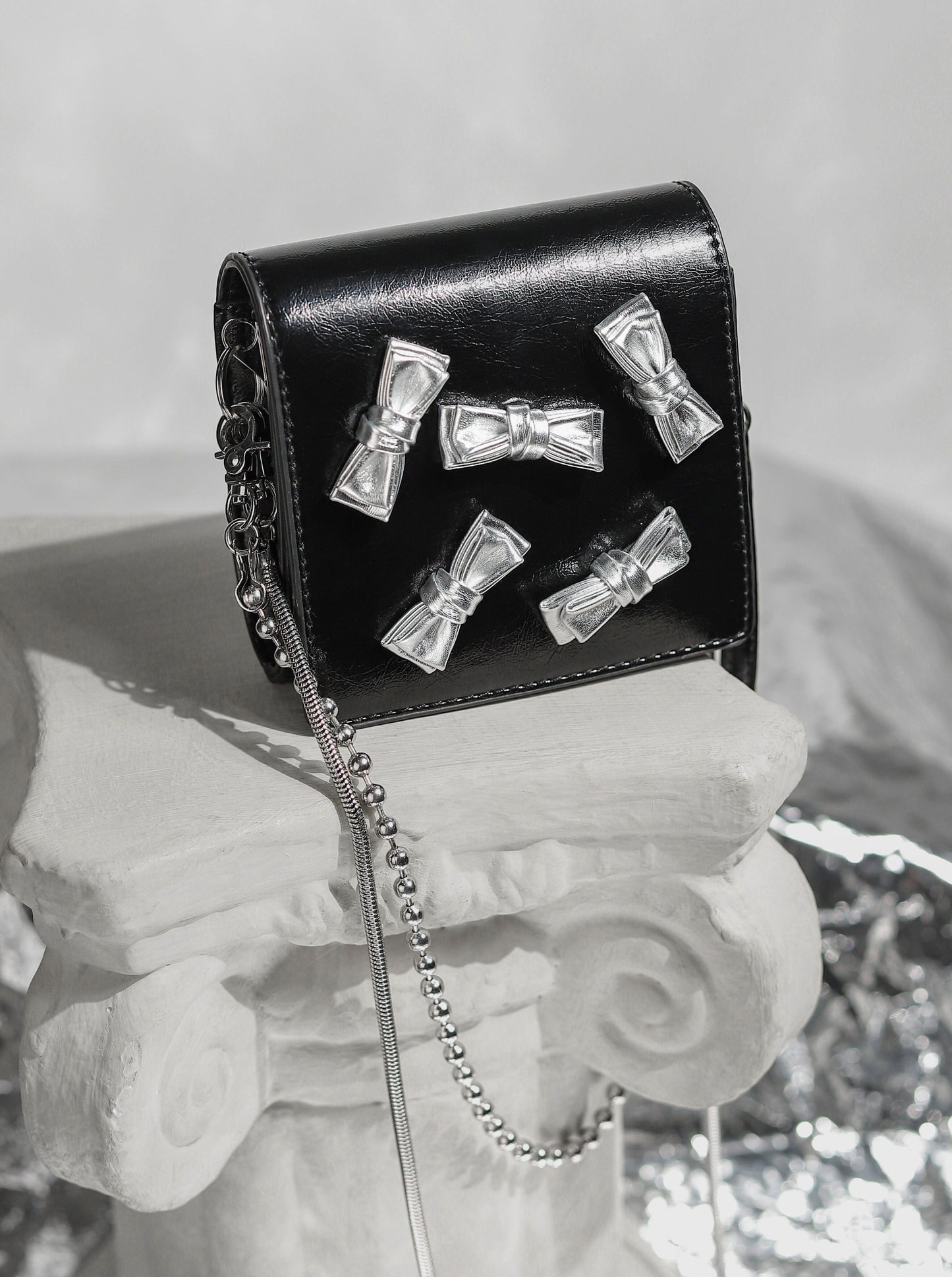Ribbon Chain Mini Bag