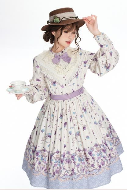Winery Retro Bear Lolita Dress