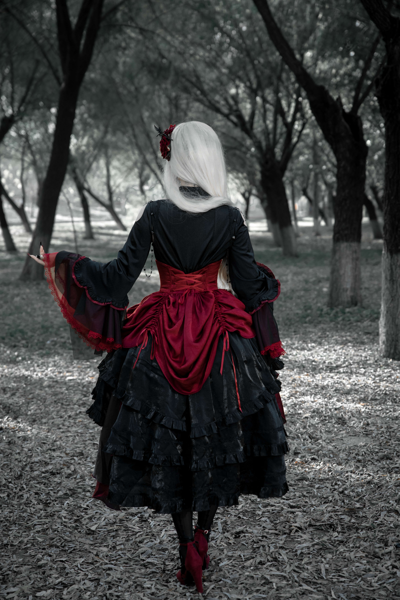 Dark Flower Gothic Lolita Set