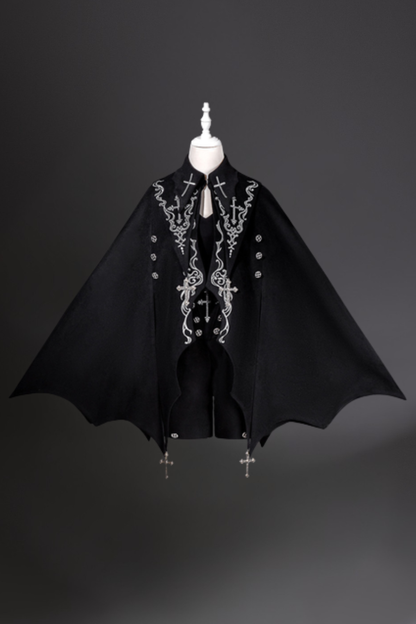 Eternal Night Gothic Cape + Tops + Pants