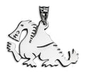 Dragonweave Sterling Silver Dragon Pendant