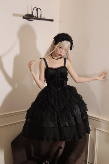 Gothic Doll Lolita Dress + Short Jacket